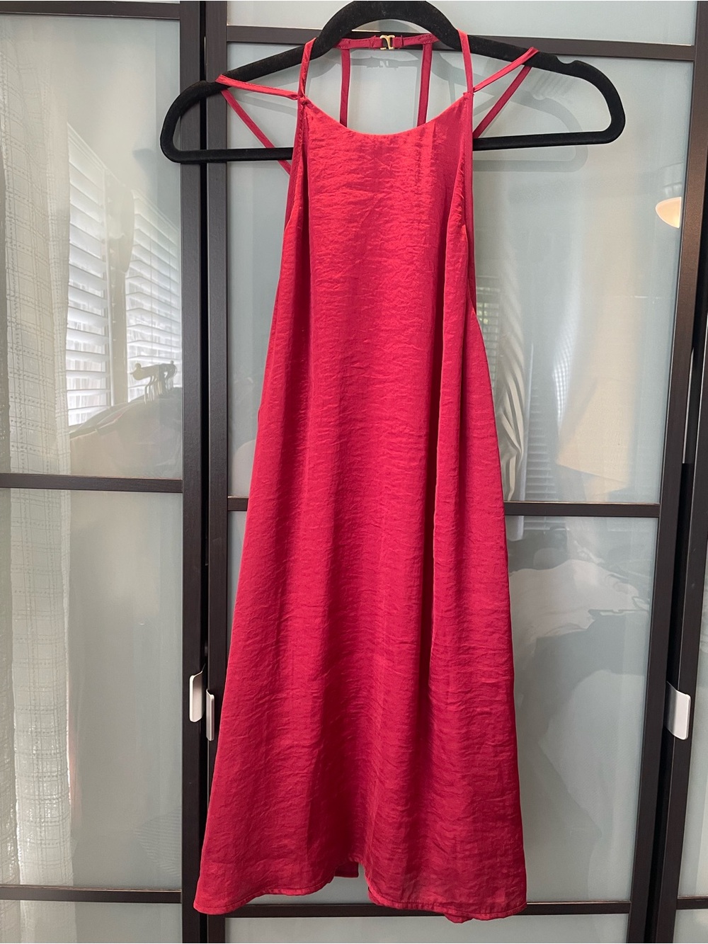 Show Me Your MuMu Wine Mini Slip Dress